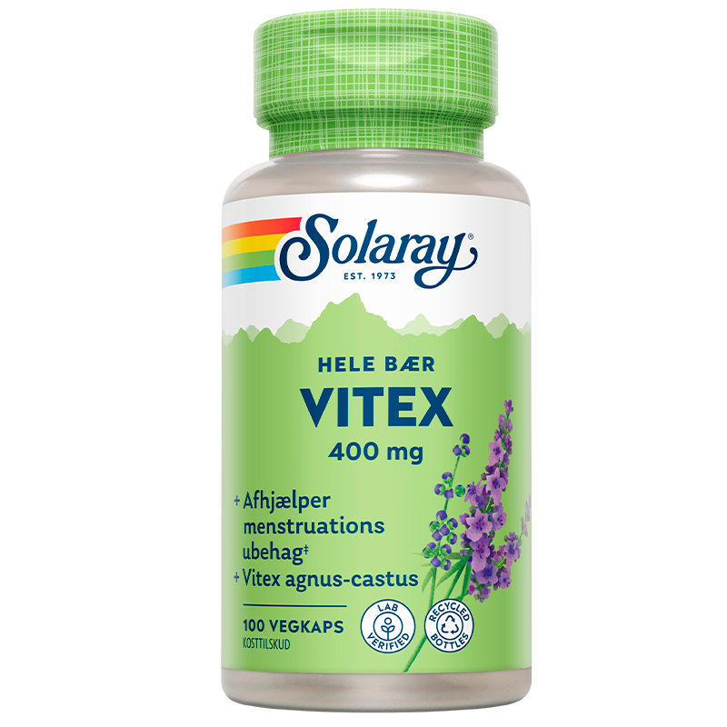 Solaray Vitex Agnus Castus (100 kapsler)