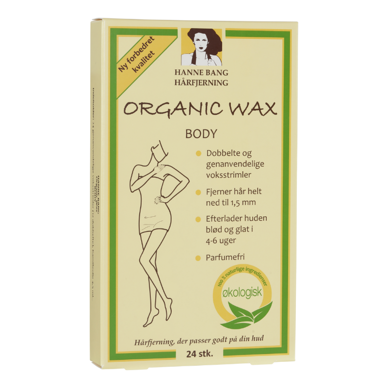 Hanne Bang Organic Wax Body Strips 24 stk.