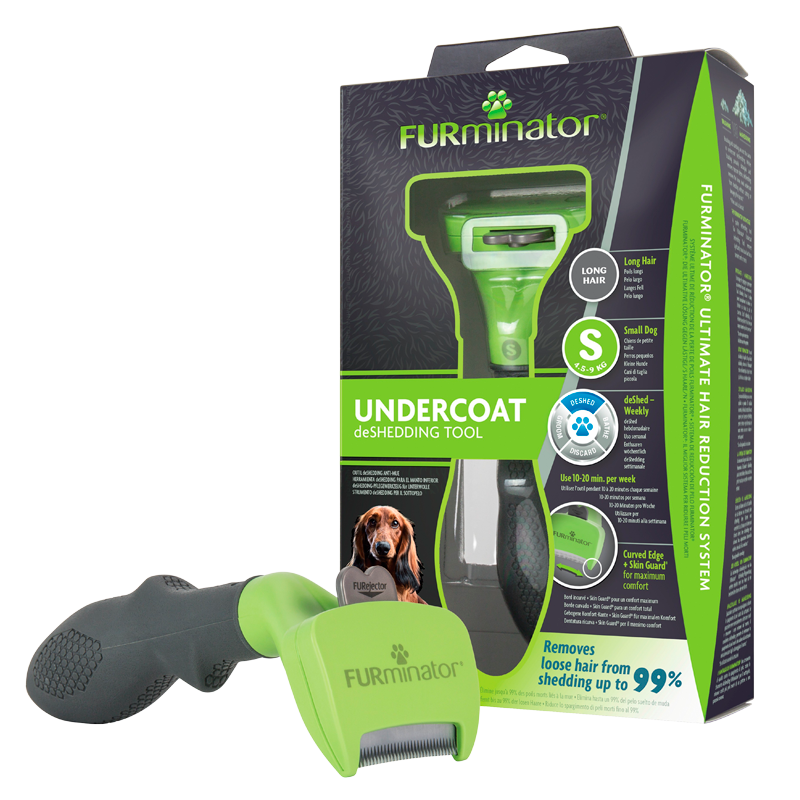 FURminator Deshedding Børste Til Små Hunde Langt Pels (1 stk)