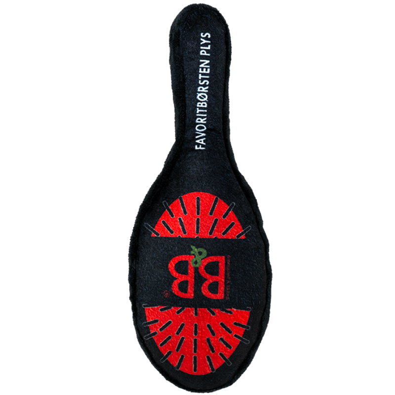 B&B Plys Børste Hundelegetøj Ass. Farver (1 stk)