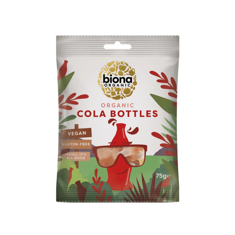 Biona Vingummi Cola Flasker Ø (75 g)