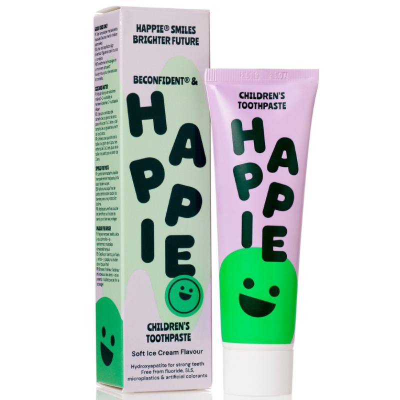 BeConfident Happie™ Children's Toothpaste Fluoride Free With HaP (60 ml)