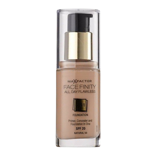 Max factor face finity all day flawless 3in1 primer concealer foundation SPF20 C50 natural rose 30ml