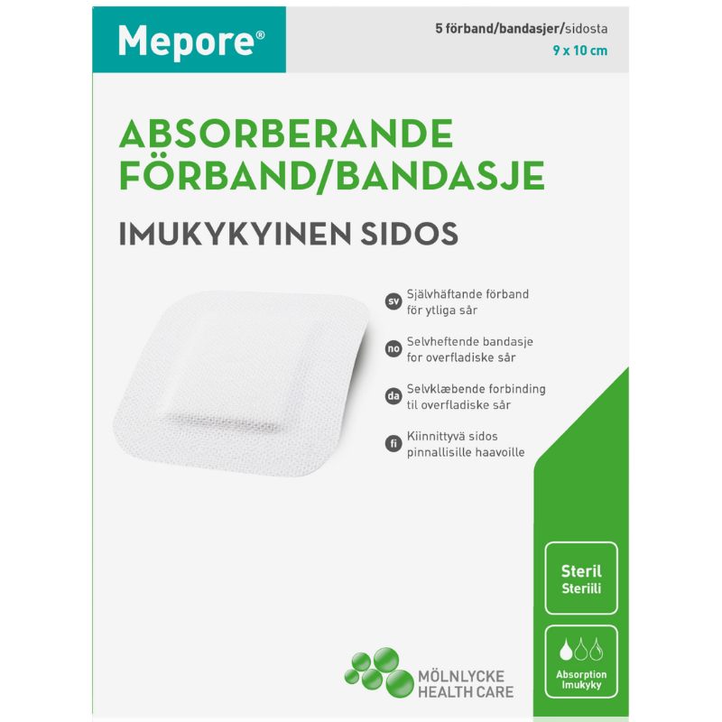 Mepore Plaster 9 x 10 cm (5 stk)