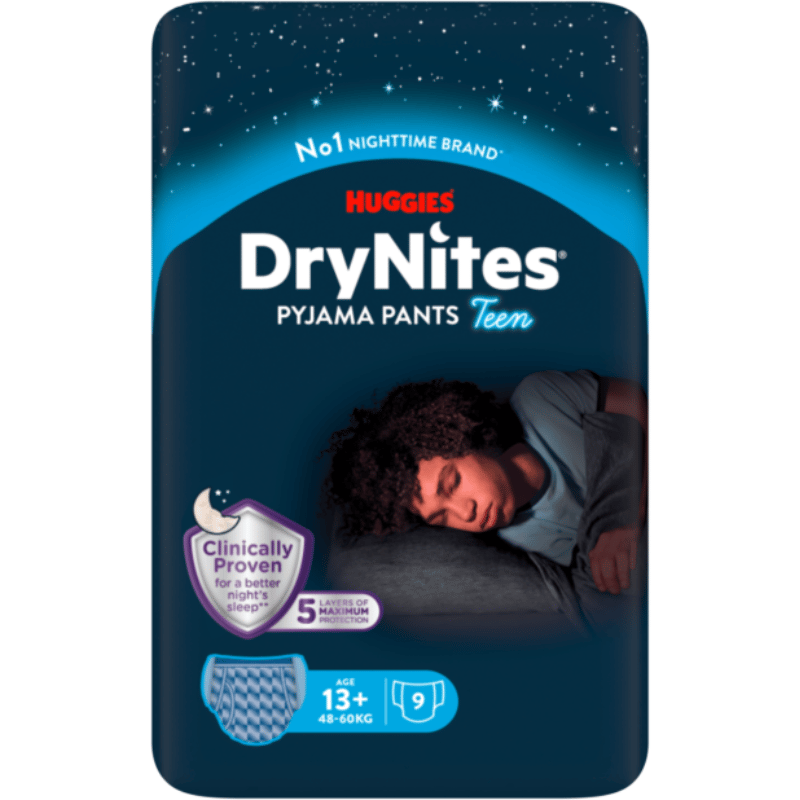 DryNites Pyjama Pants Teen 13+ år Boy (9 stk)