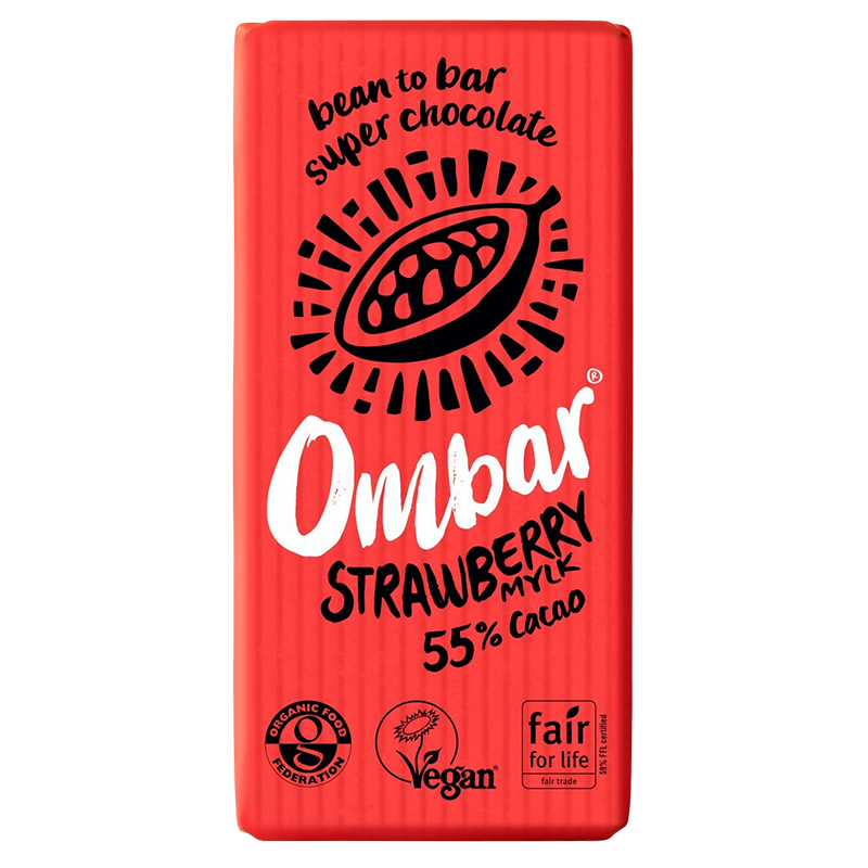 Ombar Bar Jordbær Og Creme Ombar Ø (35 g)