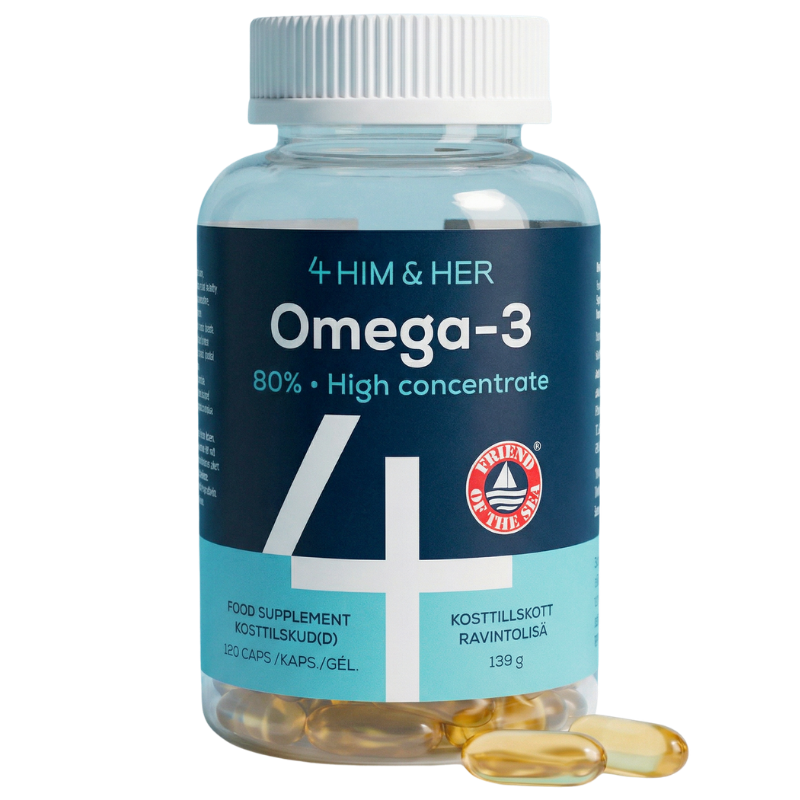 4 HIM & HER Omega-3 (120 kaps)