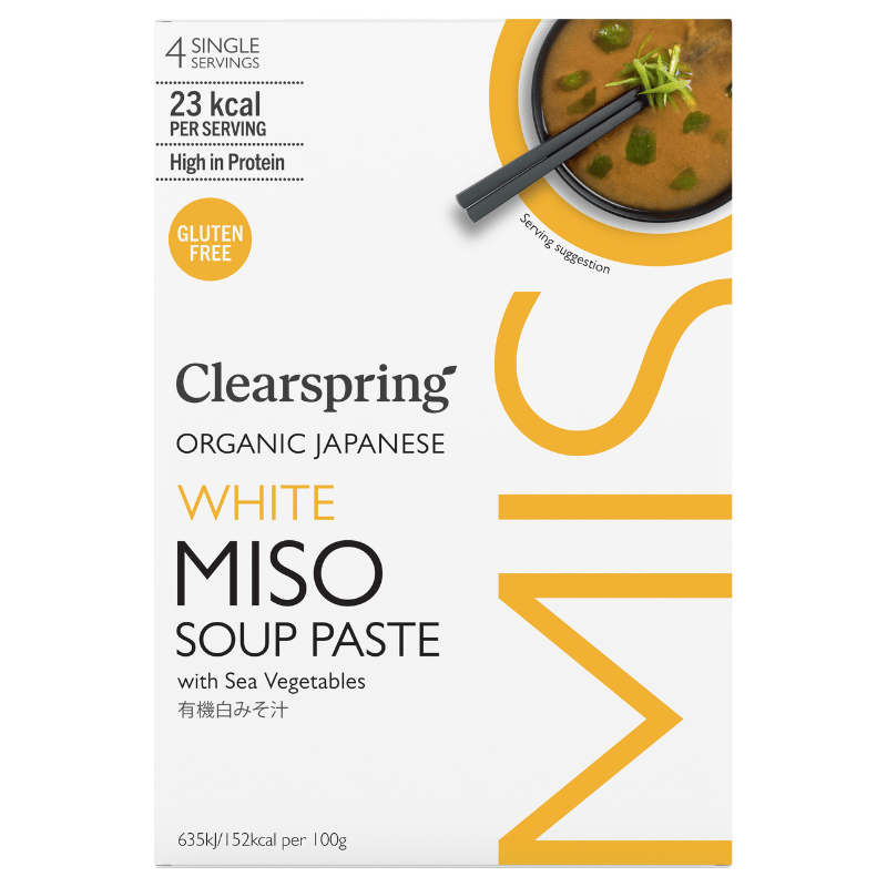 Clearspring Miso Soup Paste Hvid M. Tang Ø (4x15 g)