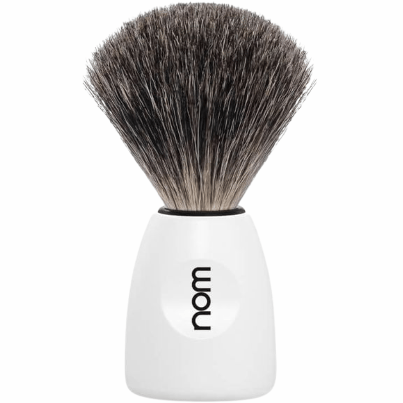 Nom Shaving Lasse Barberkost Pure Badger White (1 stk)