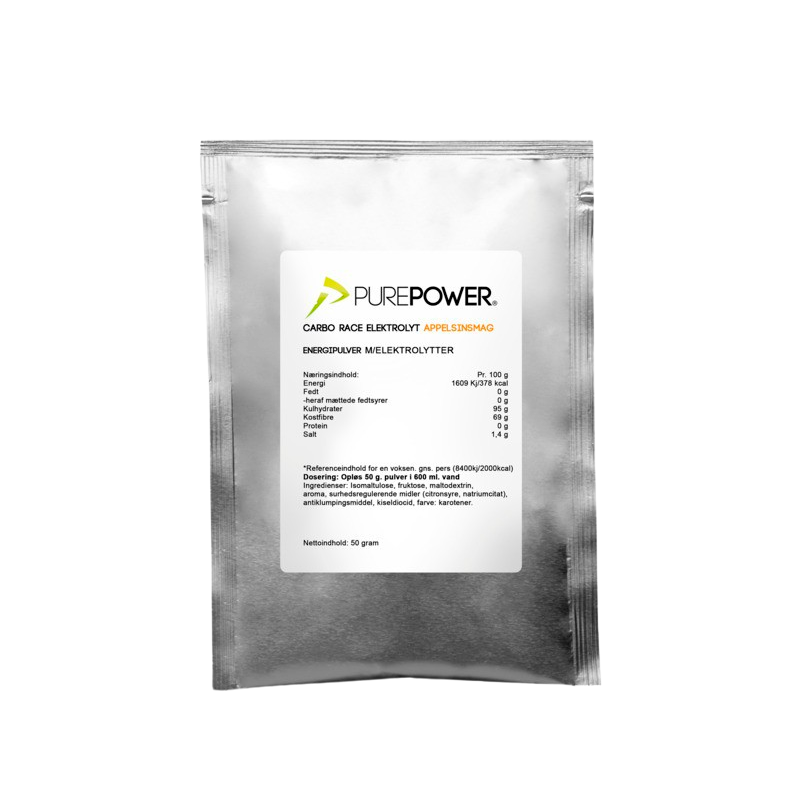 PurePower Carbo Race Electrolyte Orange (50 g)