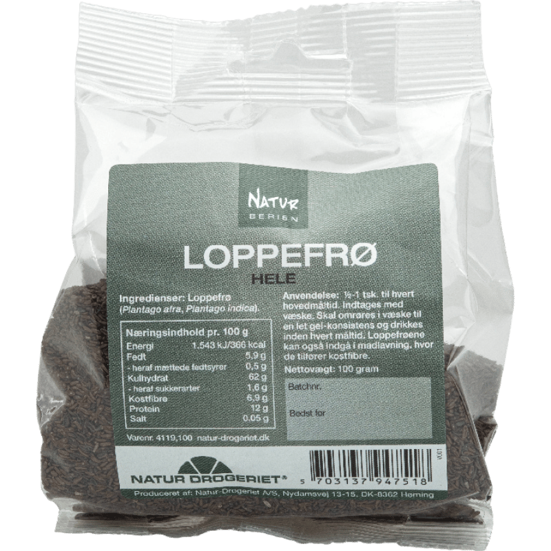Natur Drogeriet Loppefrø Hele (100 g)