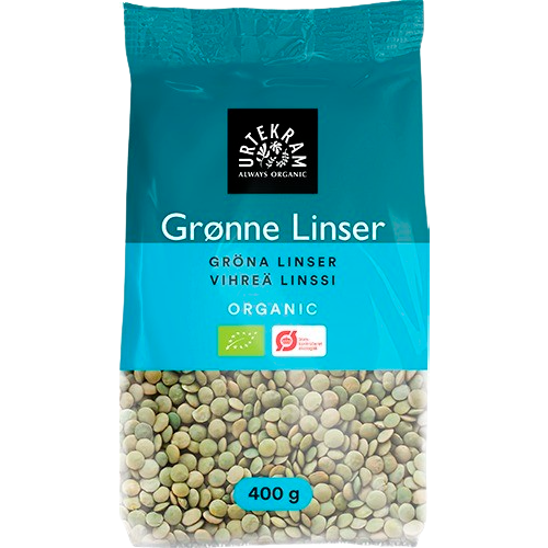 Urtekram Grønne Linser Ø (400 g)