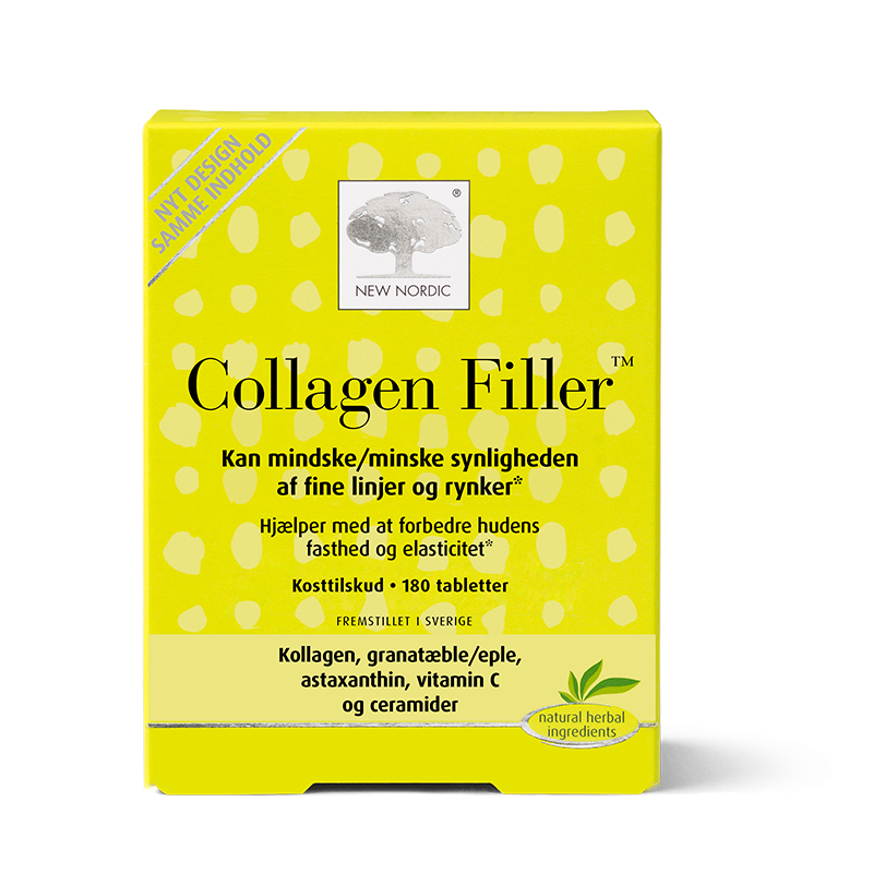 New Nordic Skin Care Collagen Filler (180 tabletter)