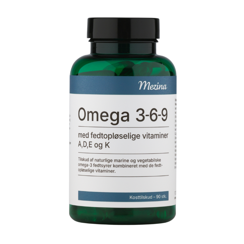 Mezina Omega 3-6-9 M. Vitamin A+D+E+K (90 kaps)