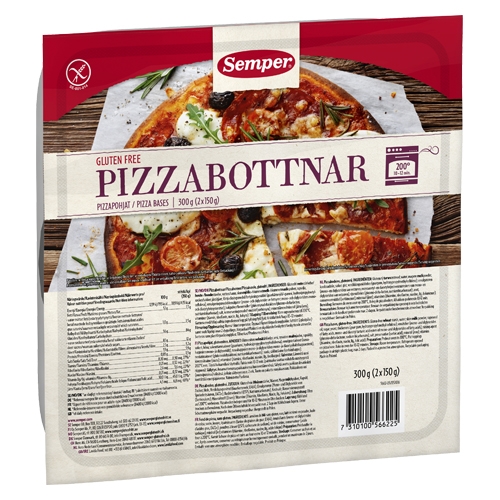 Semper Glutenfri Pizzabund (2 x 150 gr)