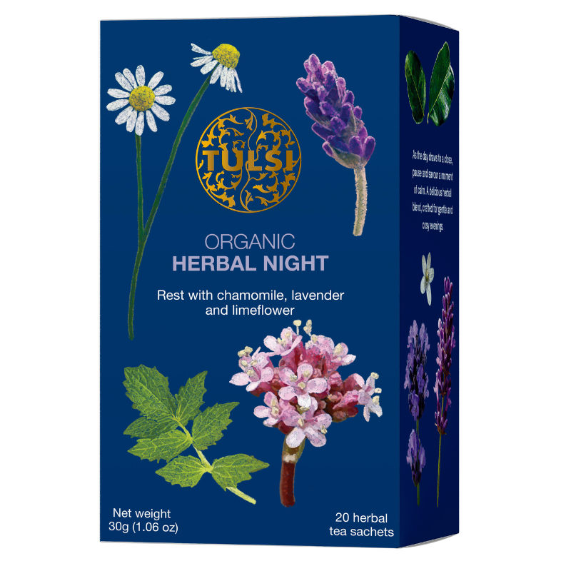 Tulsi Herbal Night tea Ø (20 breve)