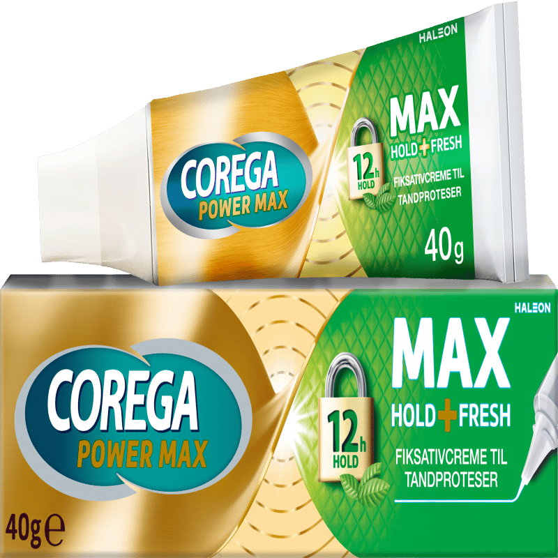 Corega Max Hold + Fresh Fiksativcreme (40 g)