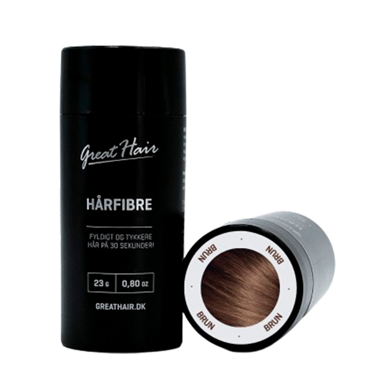 Great Hair Hårfibre - Brun (23 g.)