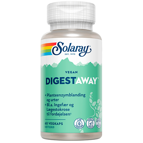 Solaray Vegan Digestaway (60 kapsler)