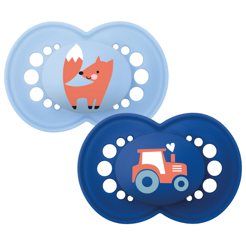 MAM Original Sut 6-16M Silk Blue (2 stk)