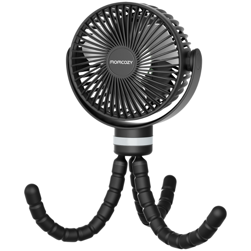 MomCozy Trådløs Ventilator Sort (1 stk)