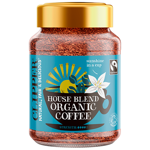 Clipper Instant Kaffe House Blend Fairtrade Ø (100 g)