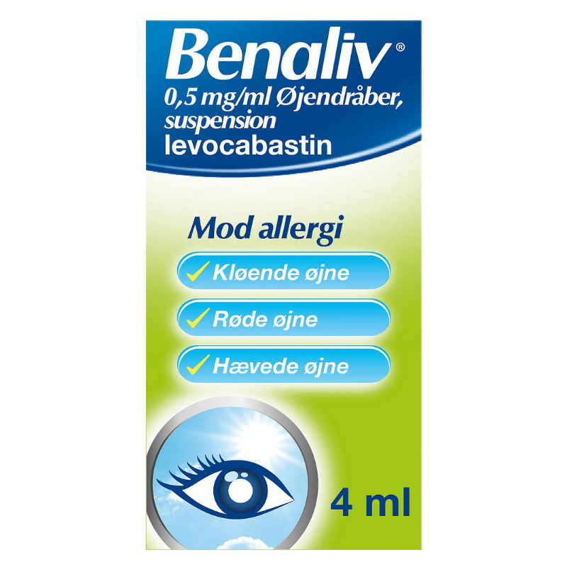 Benaliv Øjendråber 0,5 mg (4 ml)