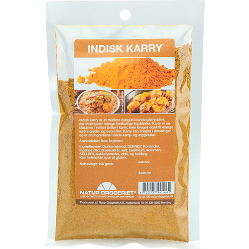 Natur Drogeriet Indisk Karry stærk (100 gr)