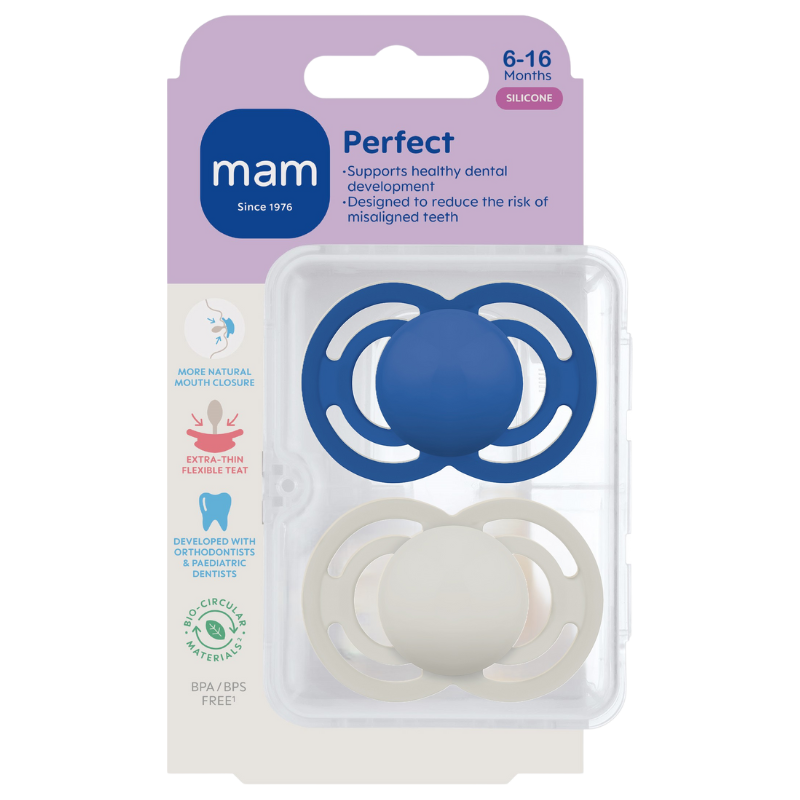 MAM Perfect Silk 6-16M Blue (2 stk)