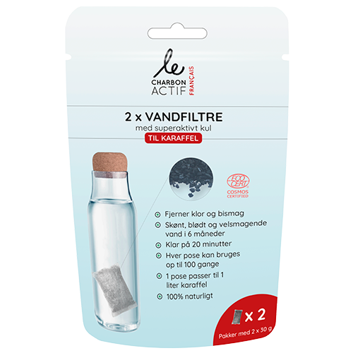 Le Charbon Actif Aktive Kulfiltre Til Karaffel (2x30 g)