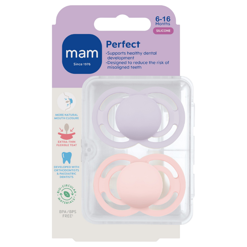 MAM Perfect Silk 6-16M Pink (2 stk)