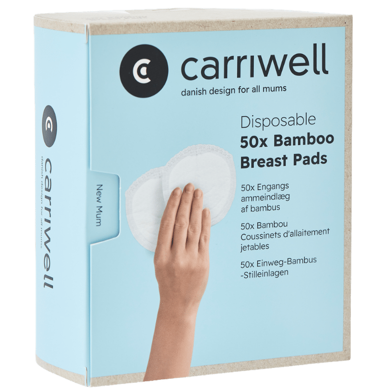 Carriwell Disposable Bamboo Breast Pads (50 stk)