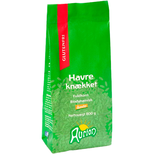 Aurion Glutenfri Knækket Havre Ø (800 g)