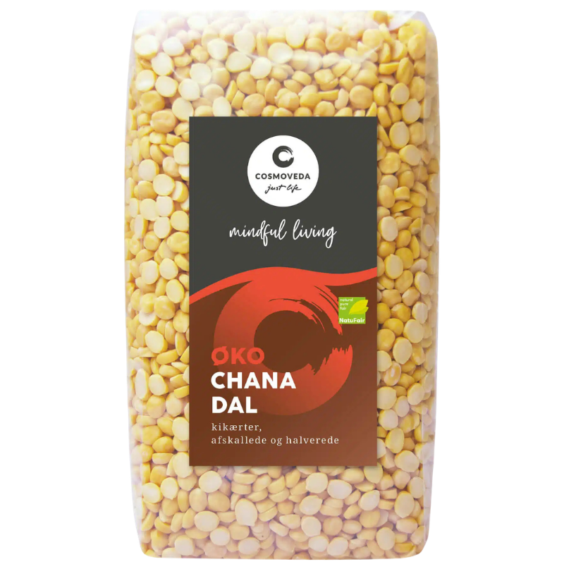 Cosmoveda Kikærter Halveret & Afskallet Ø (500 g)