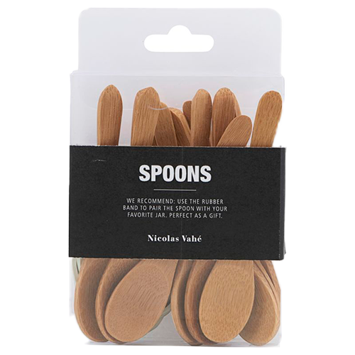 Nicolas Vahé Bambusskeer W. White Rubberbands (12 stk)