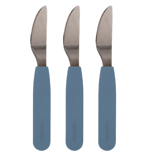 Filibabba Silikone Knive Powder Blue (3 stk)