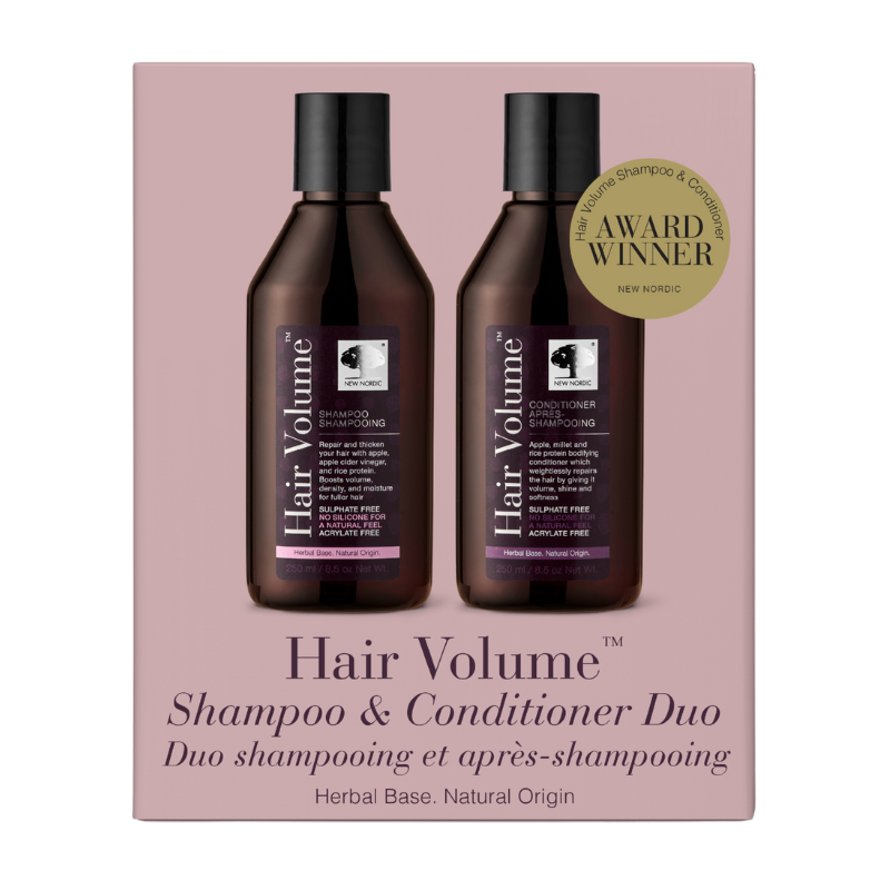 New Nordic Hair Volume Shampoo & Conditioner Pakke (1 sæt)