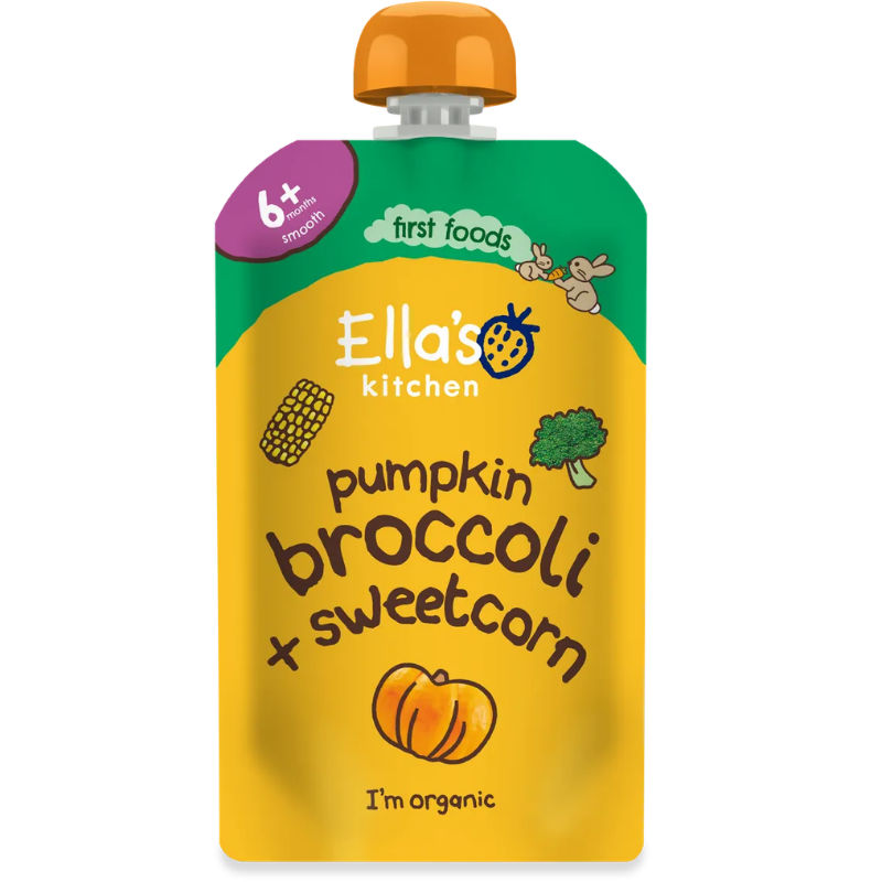Ellas Kitchen Mos m. græskar og broccoli (120 g)