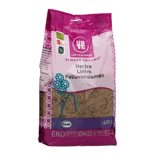 Urtekram Hørfrø Brune Ø (400 gr)