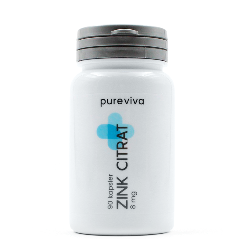 Pureviva Zink Citrat (8 mg) (90 kaps)