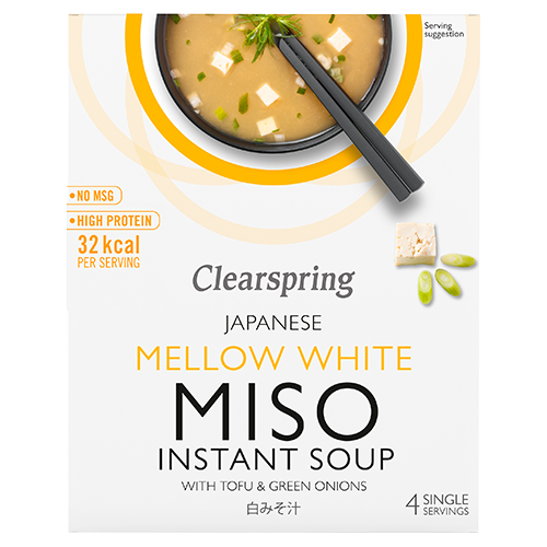 Clearspring Instant Miso Soup Mellow White W. Tofu (40 g)