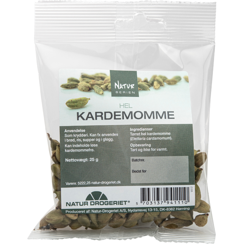 Natur Drogeriet Tørret Hel Kardemomme (25 g)