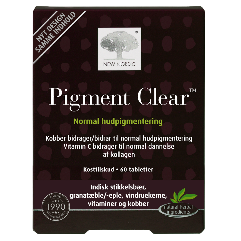 New Nordic Skin Care Pigment Clear (60 tabletter)