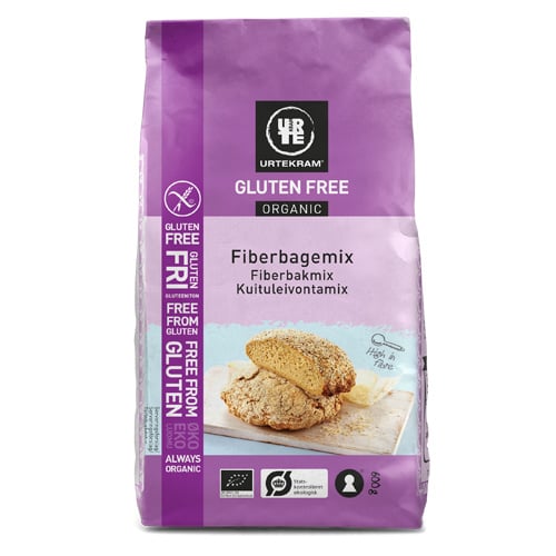 Urtekram Glutenfri Fiberbagemix Ø (600 gr)