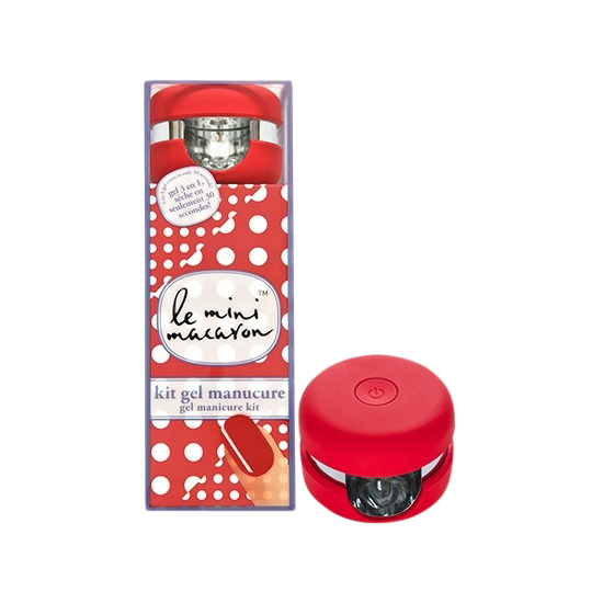 Le Mini Macaron Manicure Kit Cherry Red