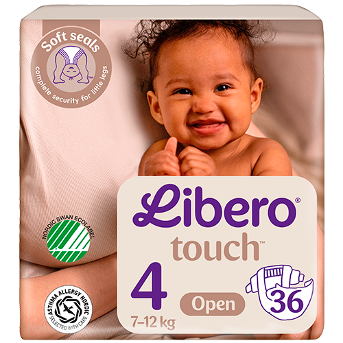 Libero Touch Ble Str. 4 7-12 Kg (36 stk)