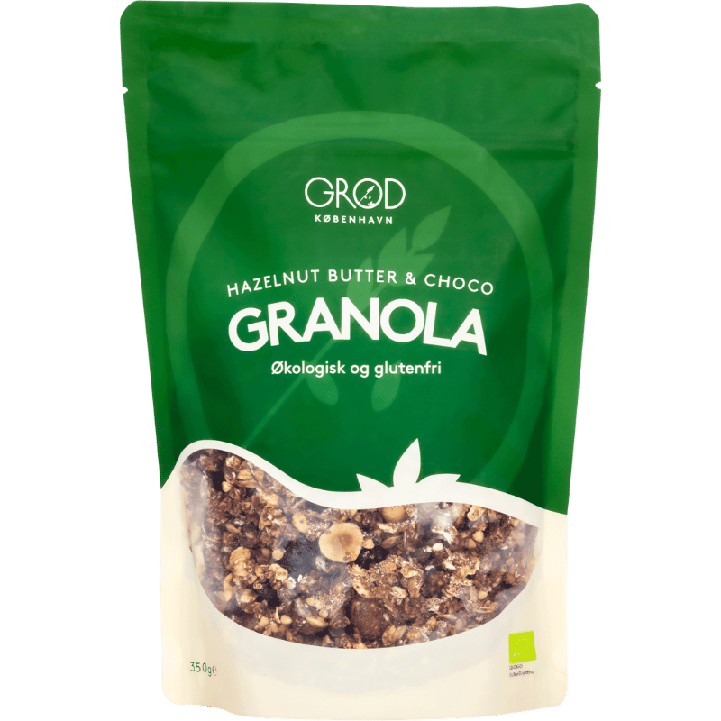 Grød Copenhagen Hazelnut Butter & Choco Glutenfri Granola (350 g)