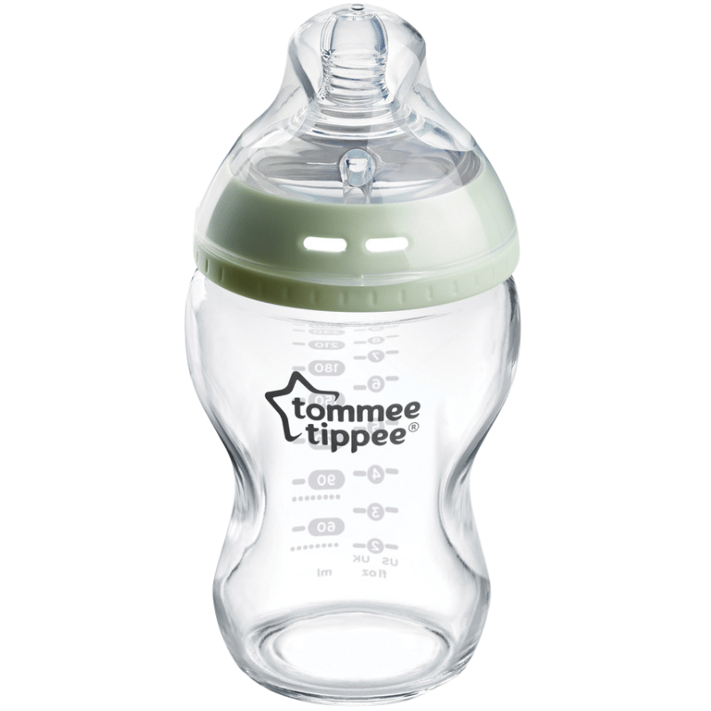 Tommee Tippee Natural Start Glas Sutteflaske Slow Flow 250 ml (1 stk)