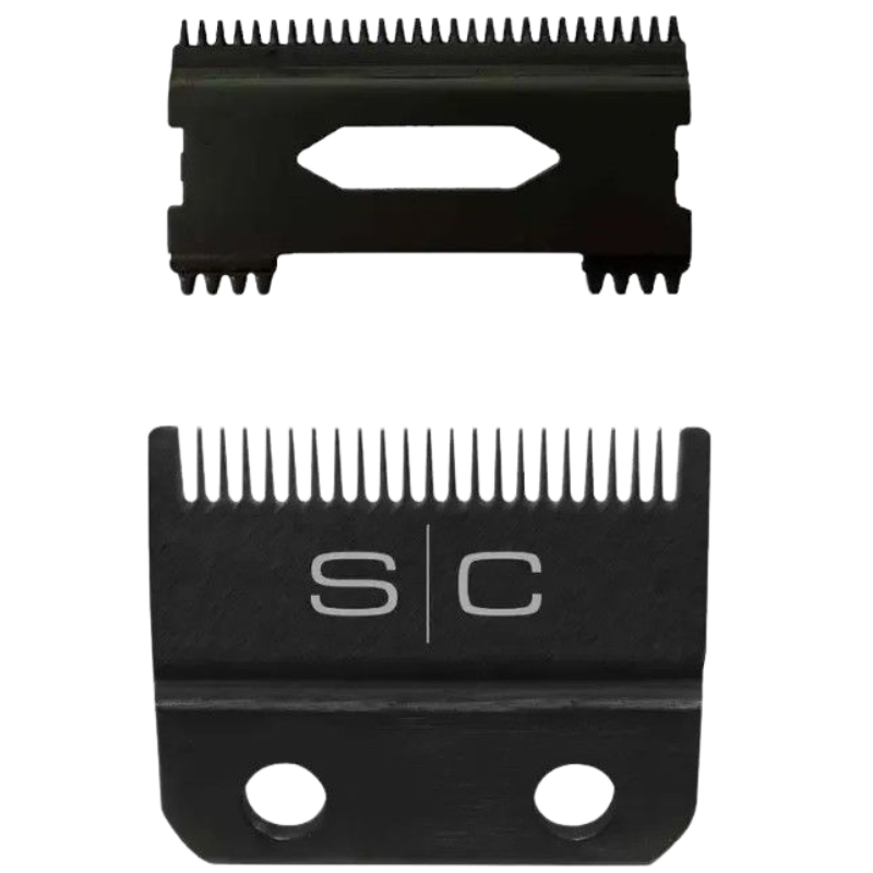 StyleCraft Black Diamond DLC Fixed Fade Blade with Shallow Tooth Cutter 2.0 (1 Sæt)