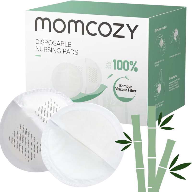 MomCozy Engangs Ammeindlæg Af Bambusfibre (120 stk)